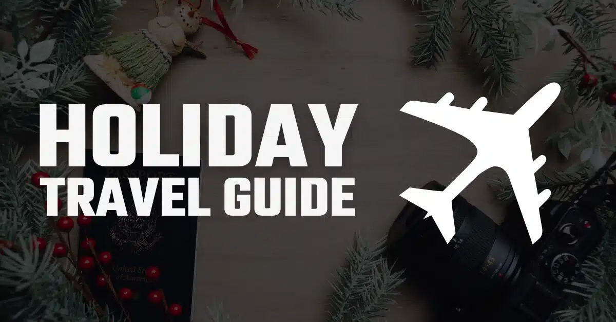 Holiday Travel—Time to Back Up and Be Safe