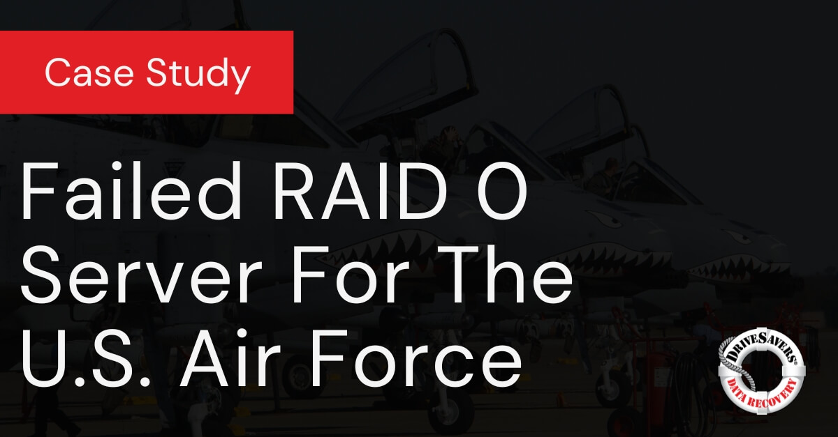 RAID Data Recovery for U.S. Air Force