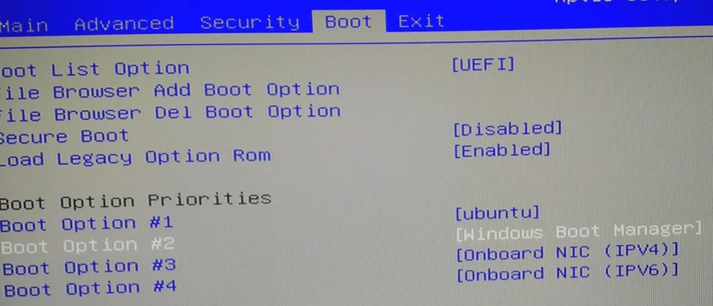 BIOS UEFI Boot Process