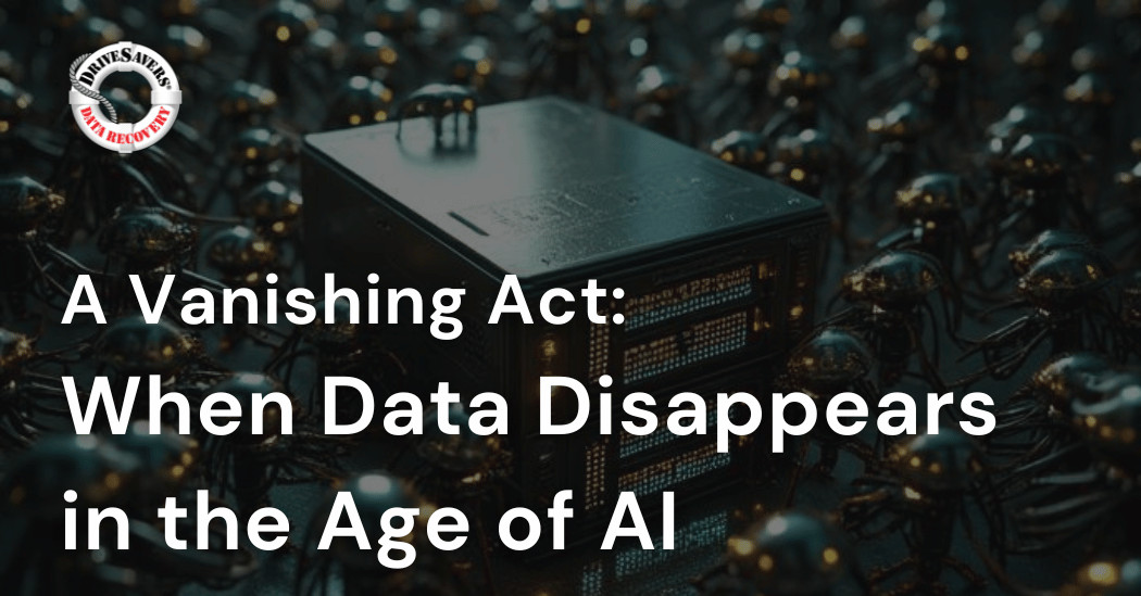 A Vanishing Act: When Data Disappears in the Age of AI