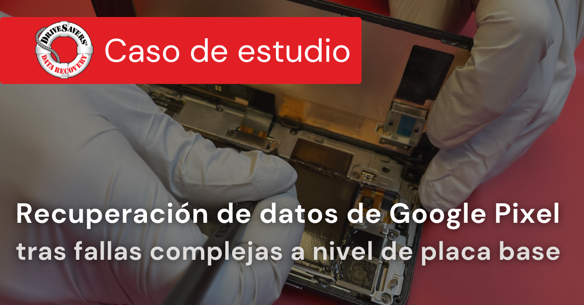 Recuperación de datos de Google Pixel por fallos complejos a nivel de placa base