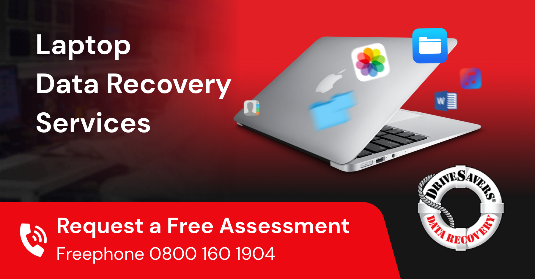 View of Laptop Computer Data Recovery | DriveSavers
