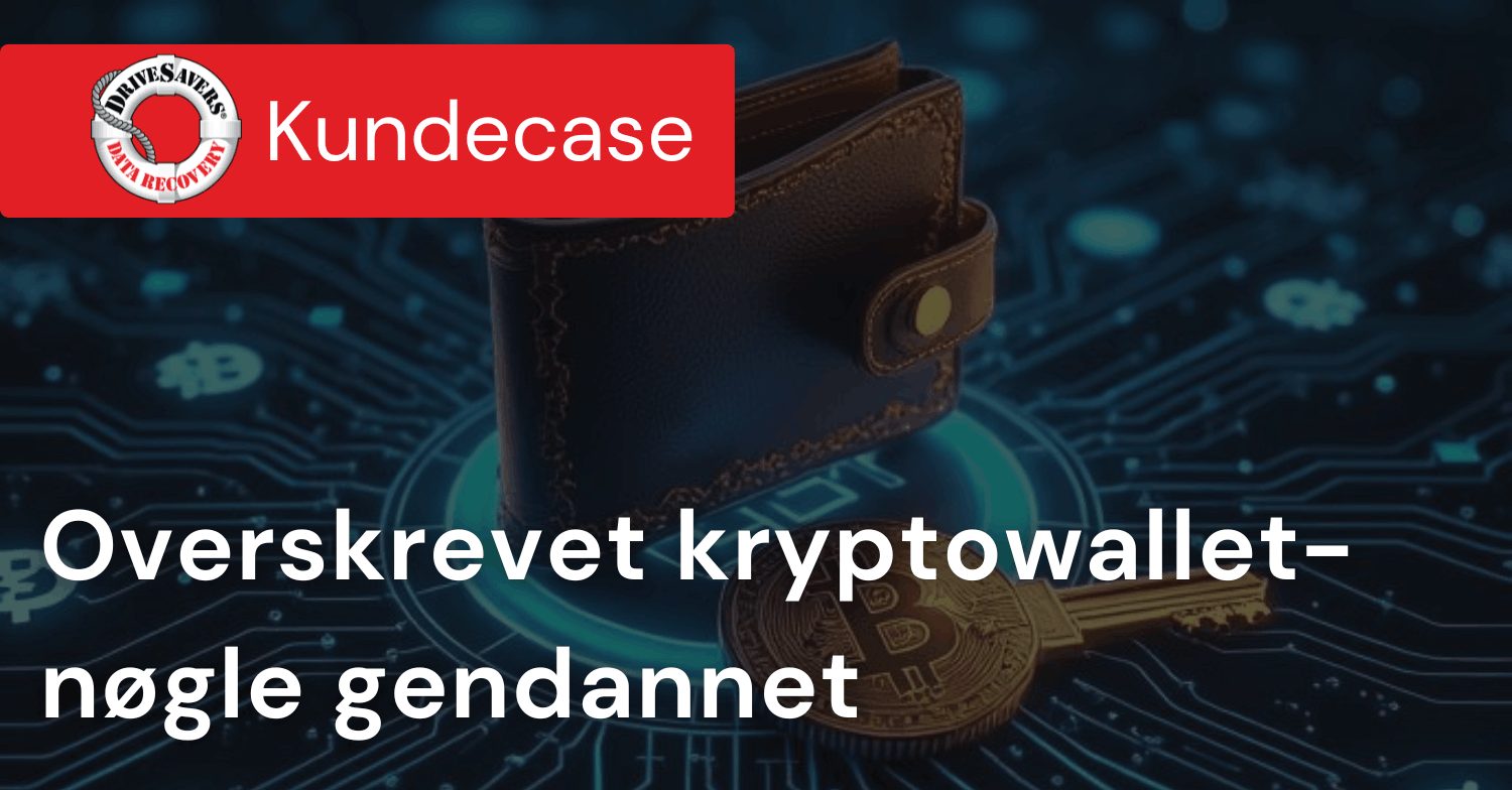 Overskrevet kryptowalletnøgle gendannet