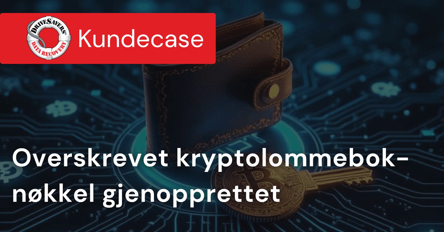 Overskrevet kryptolommeboknøkkel gjenopprettet
