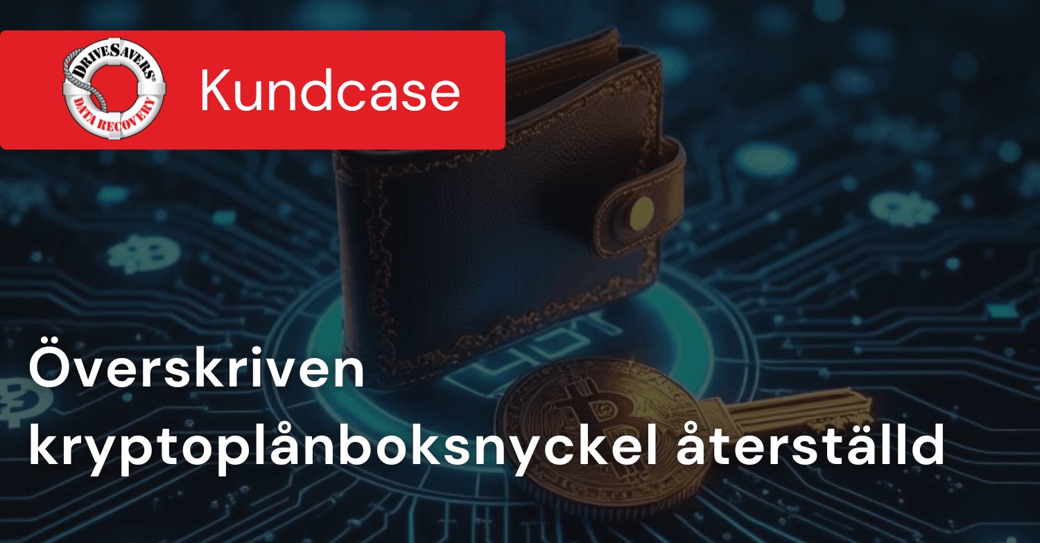 Överskriven kryptoplånboksnyckel återställd