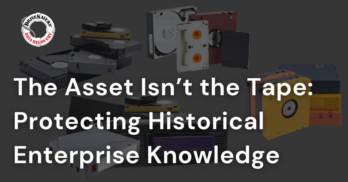The Asset Isn’t the Tape: Protecting Historical Enterprise Knowledge